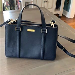 Kate Spade navy shoulder crossbody bag gently used